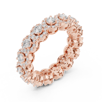 Mixed Shape Lab Grown Diamond Eternity Ring