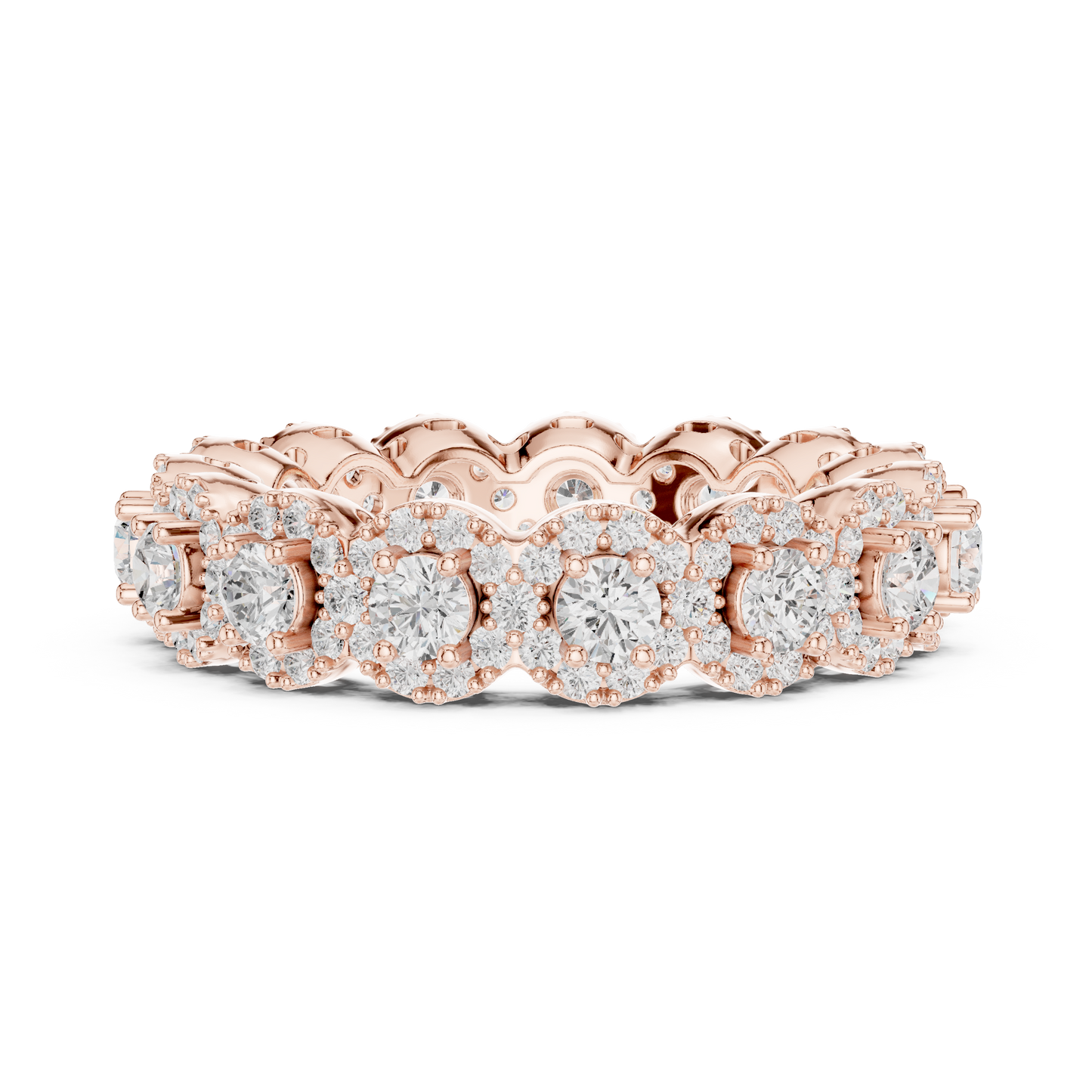 Mixed Shape Lab Grown Diamond Eternity Ring
