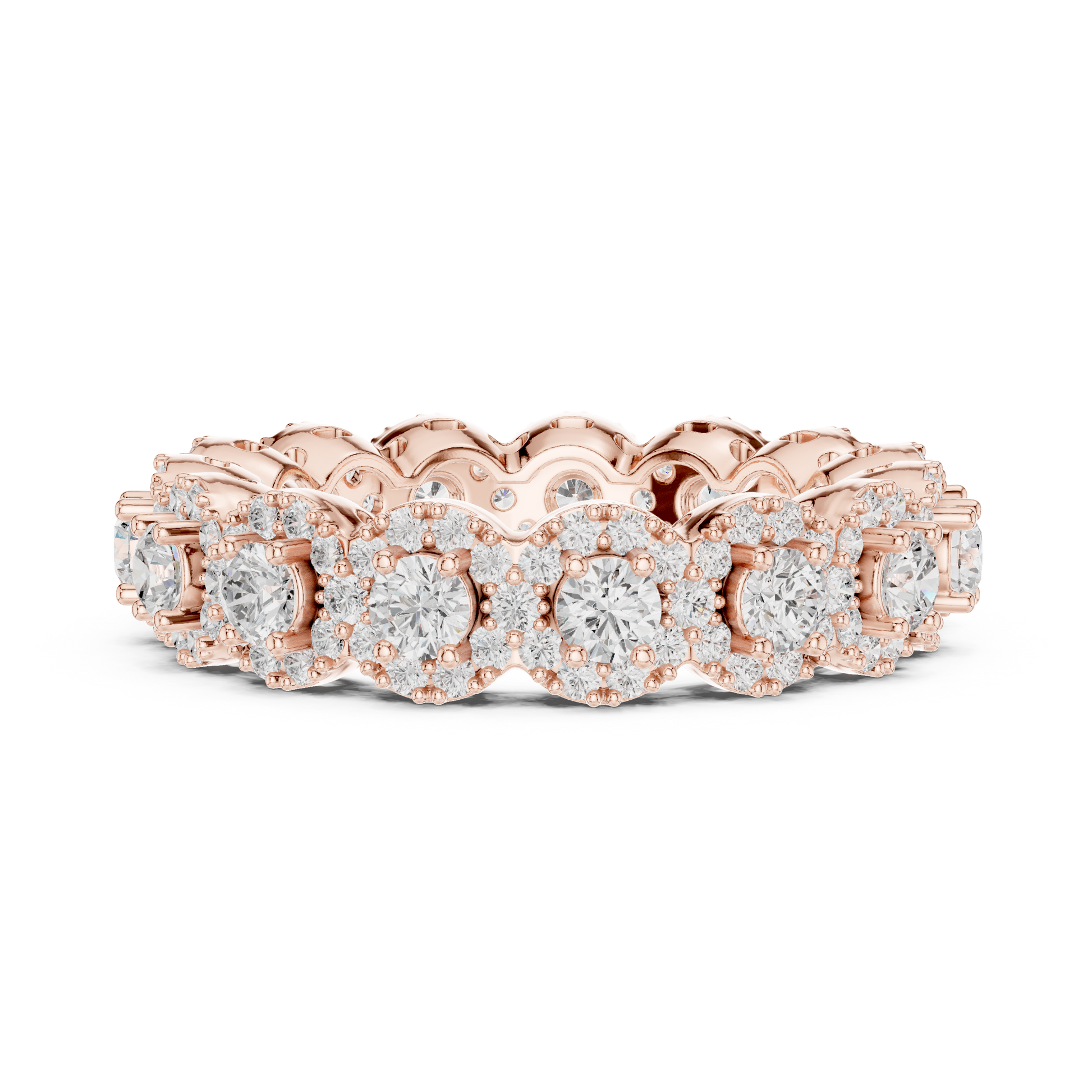 Mixed Shape Lab Grown Diamond Eternity Ring