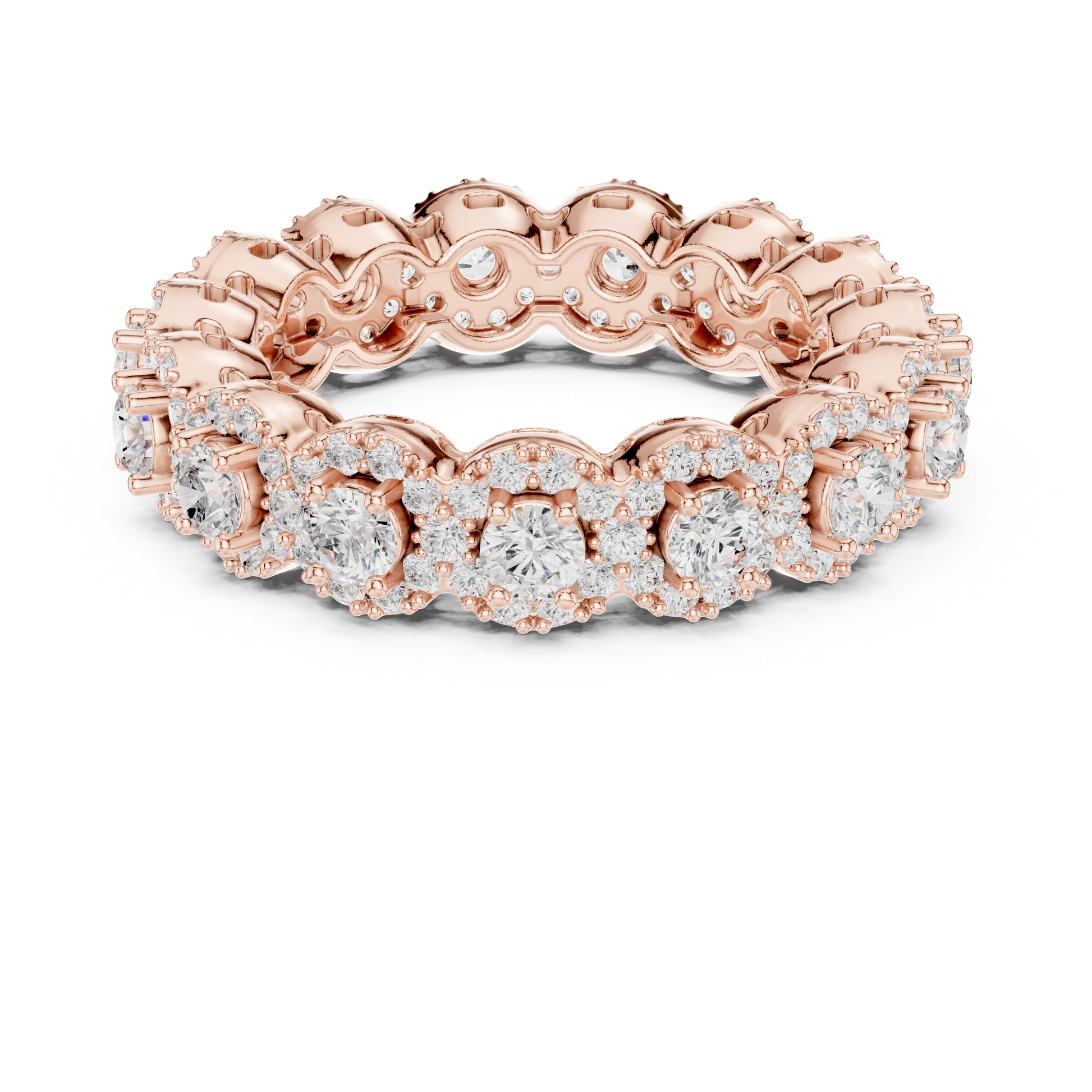 Mixed Shape Lab Grown Diamond Eternity Ring