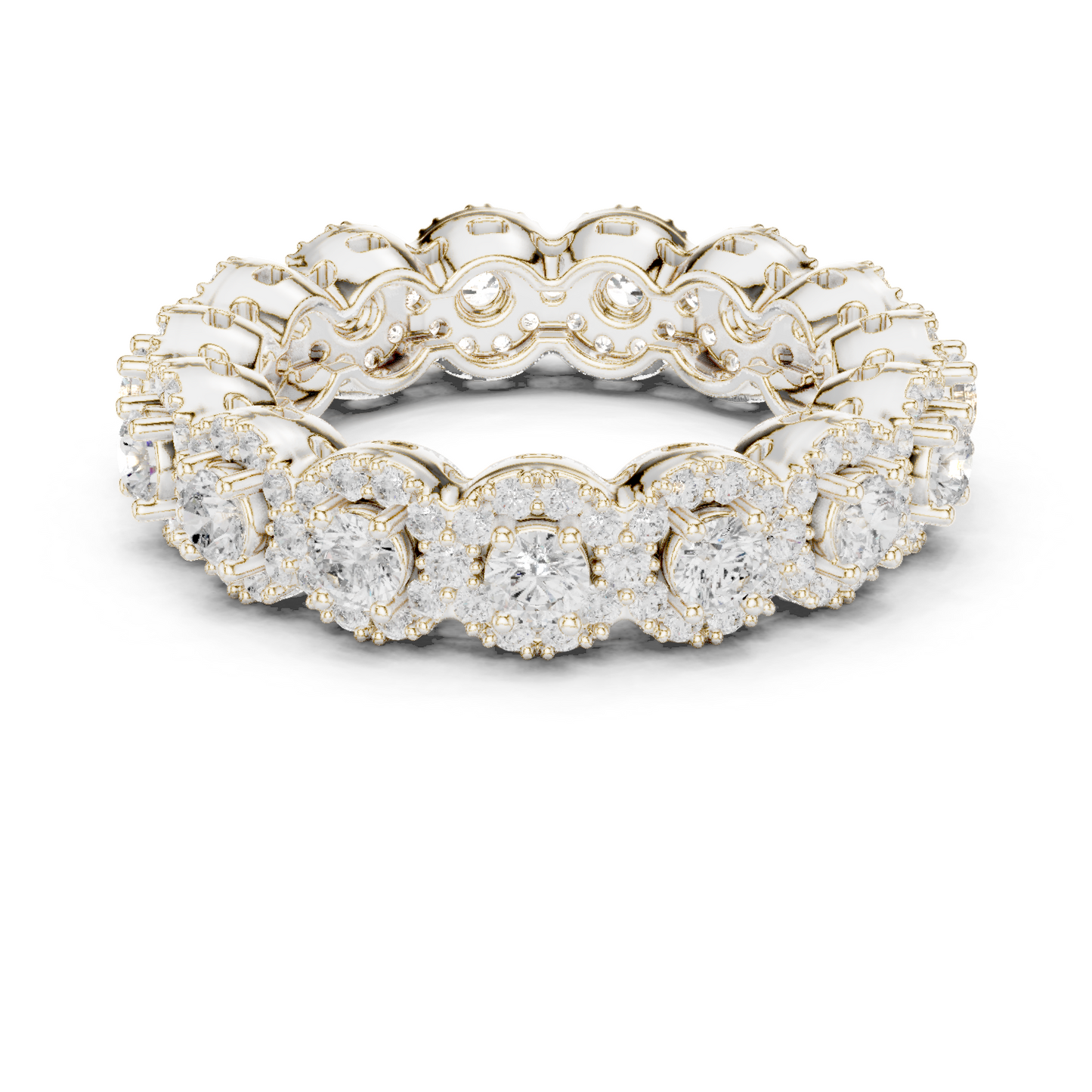 Mixed Shape Lab Grown Diamond Eternity Ring