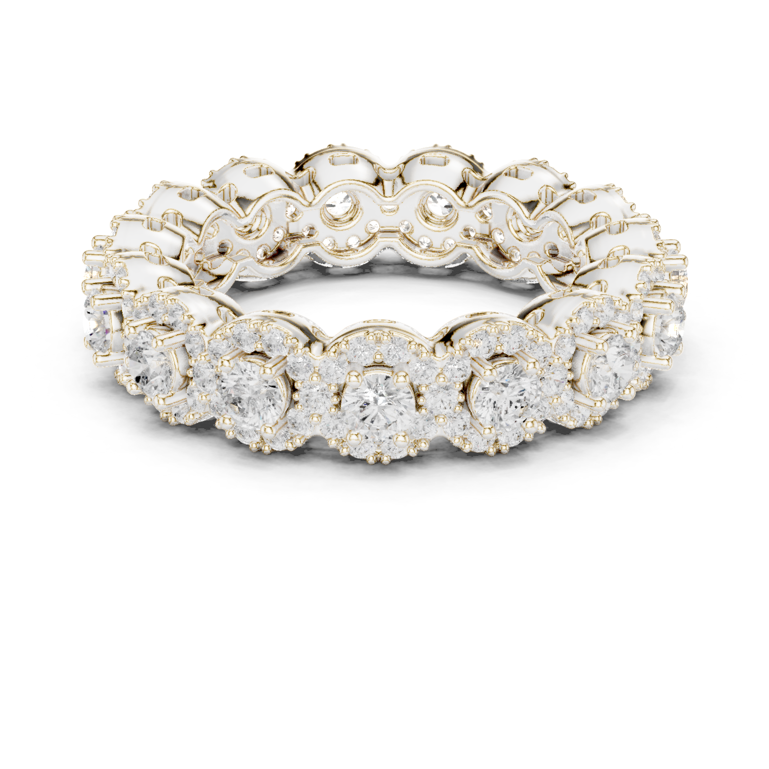 Mixed Shape Lab Grown Diamond Eternity Ring
