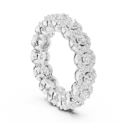 Mixed Shape Lab Grown Diamond Eternity Ring