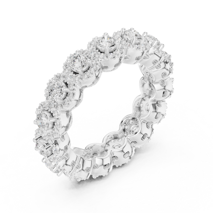 Mixed Shape Lab Grown Diamond Eternity Ring