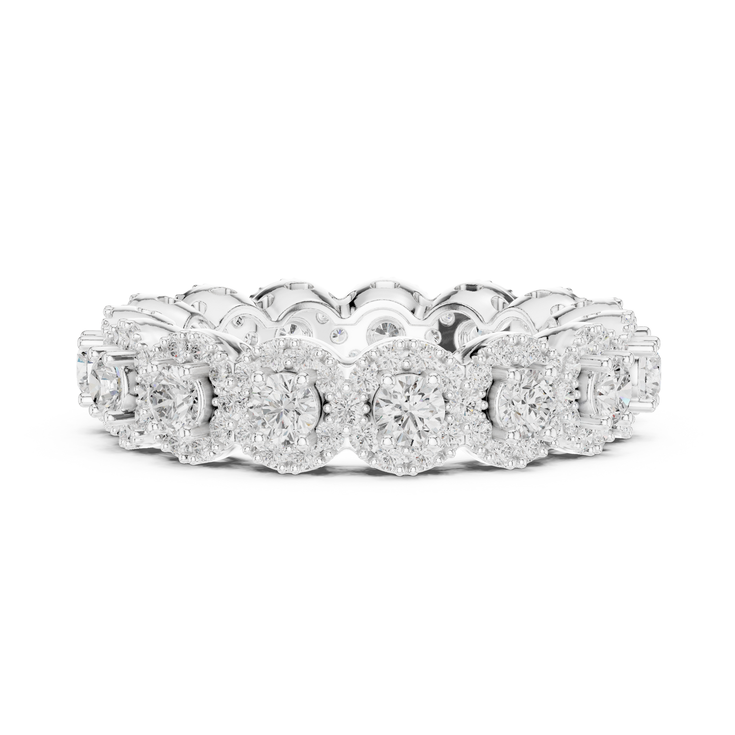 Mixed Shape Lab Grown Diamond Eternity Ring