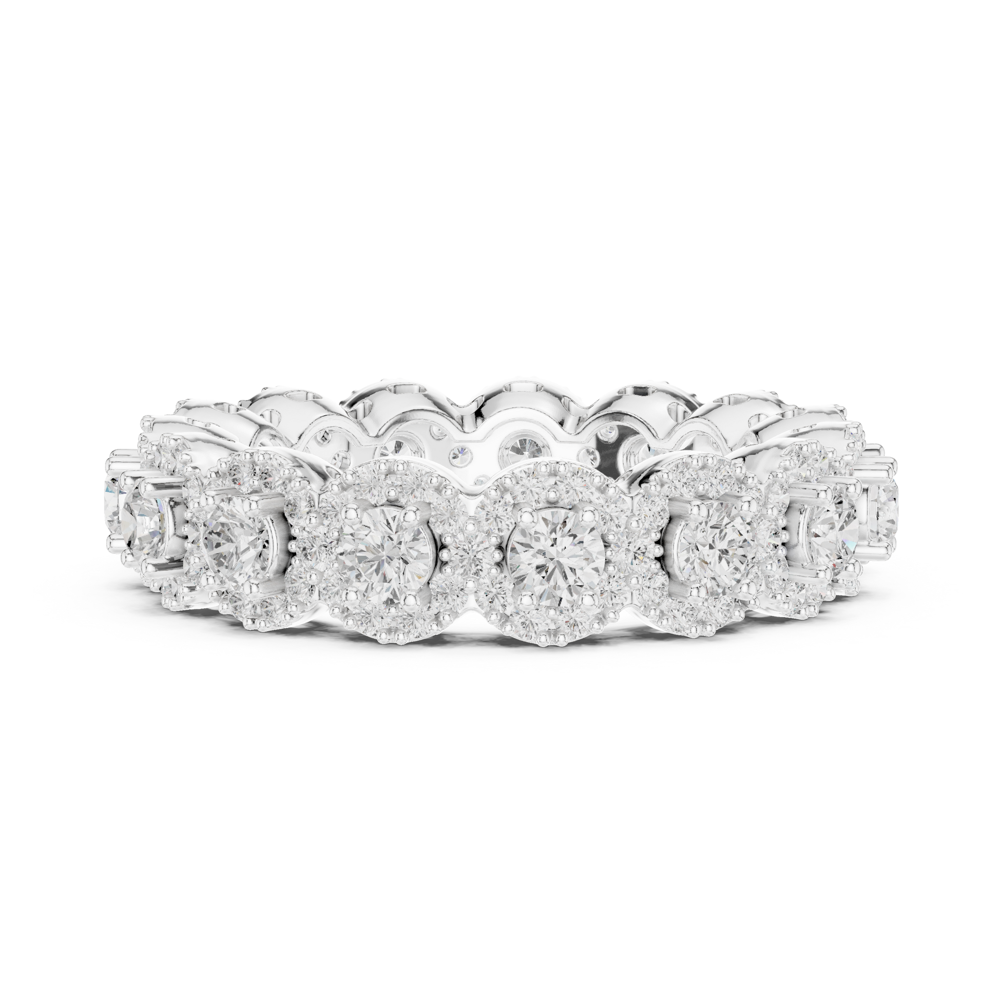 Mixed Shape Lab Grown Diamond Eternity Ring