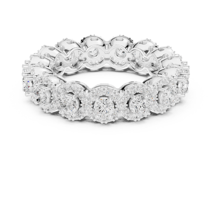 Mixed Shape Lab Grown Diamond Eternity Ring