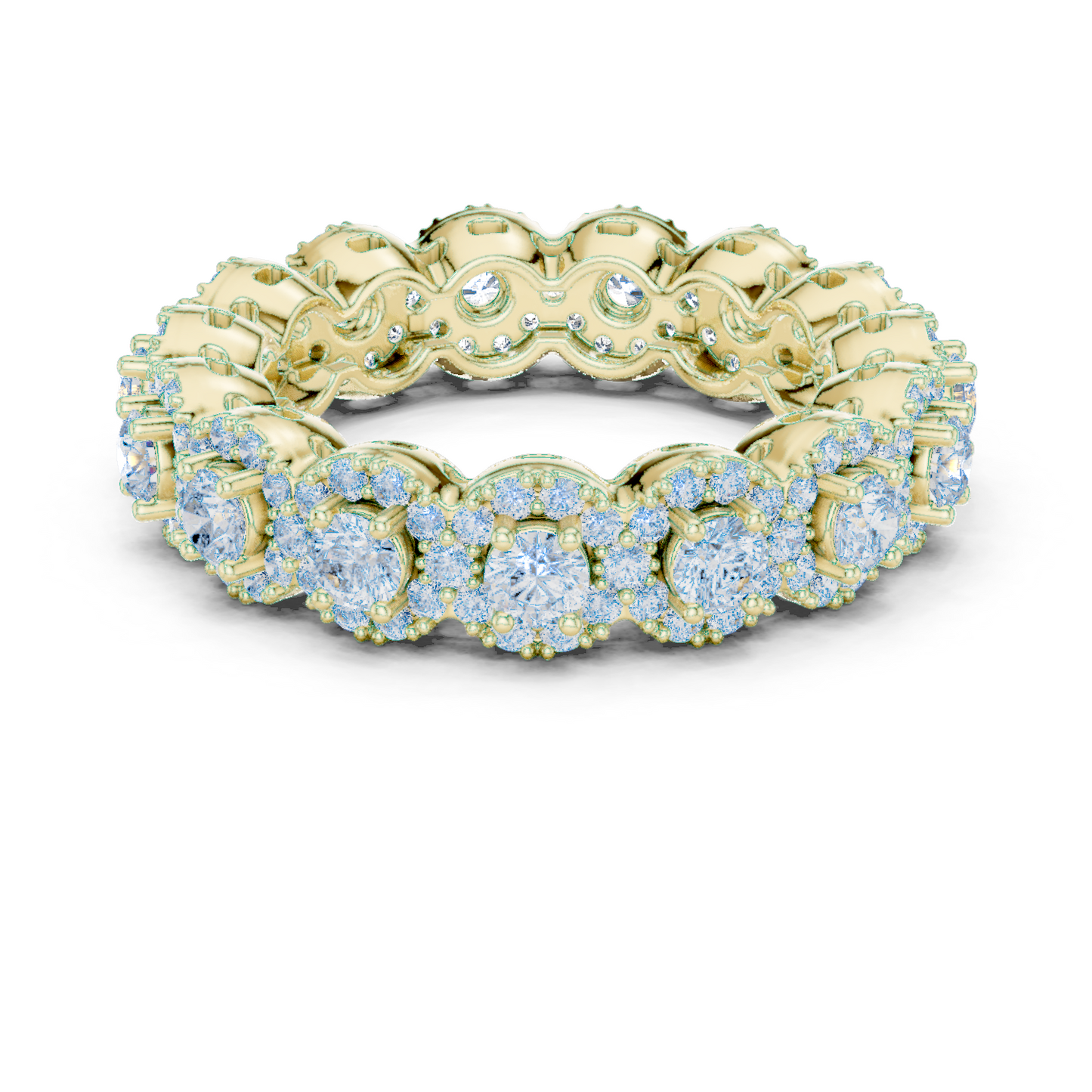 Mixed Shape Lab Grown Diamond Eternity Ring