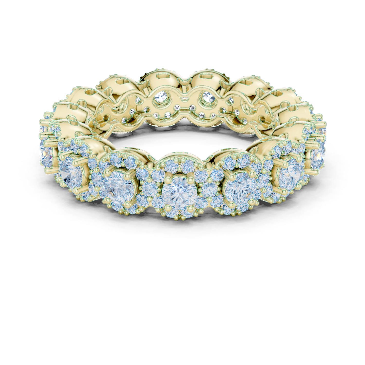 Mixed Shape Lab Grown Diamond Eternity Ring