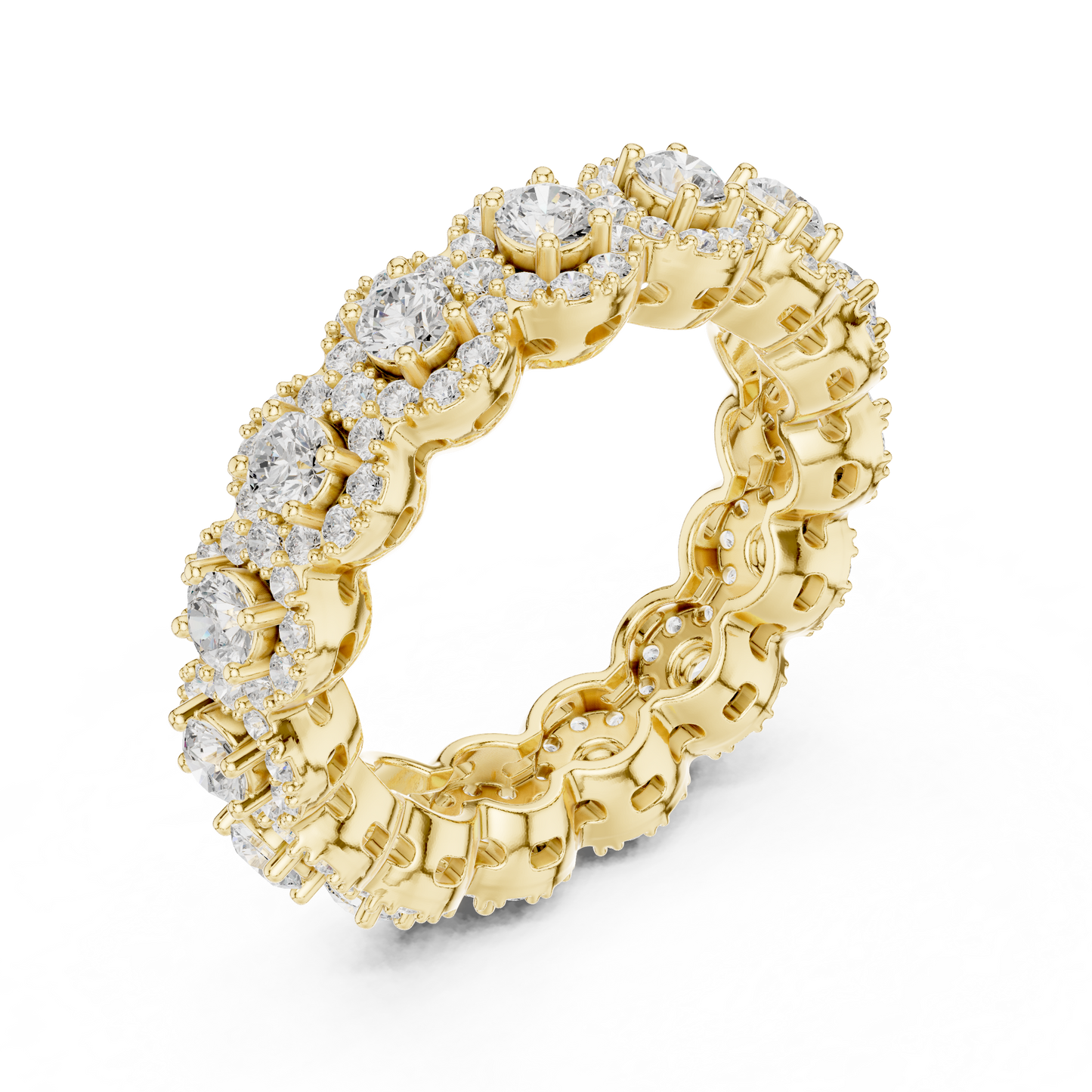 Mixed Shape Lab Grown Diamond Eternity Ring