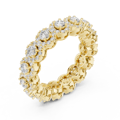Mixed Shape Lab Grown Diamond Eternity Ring