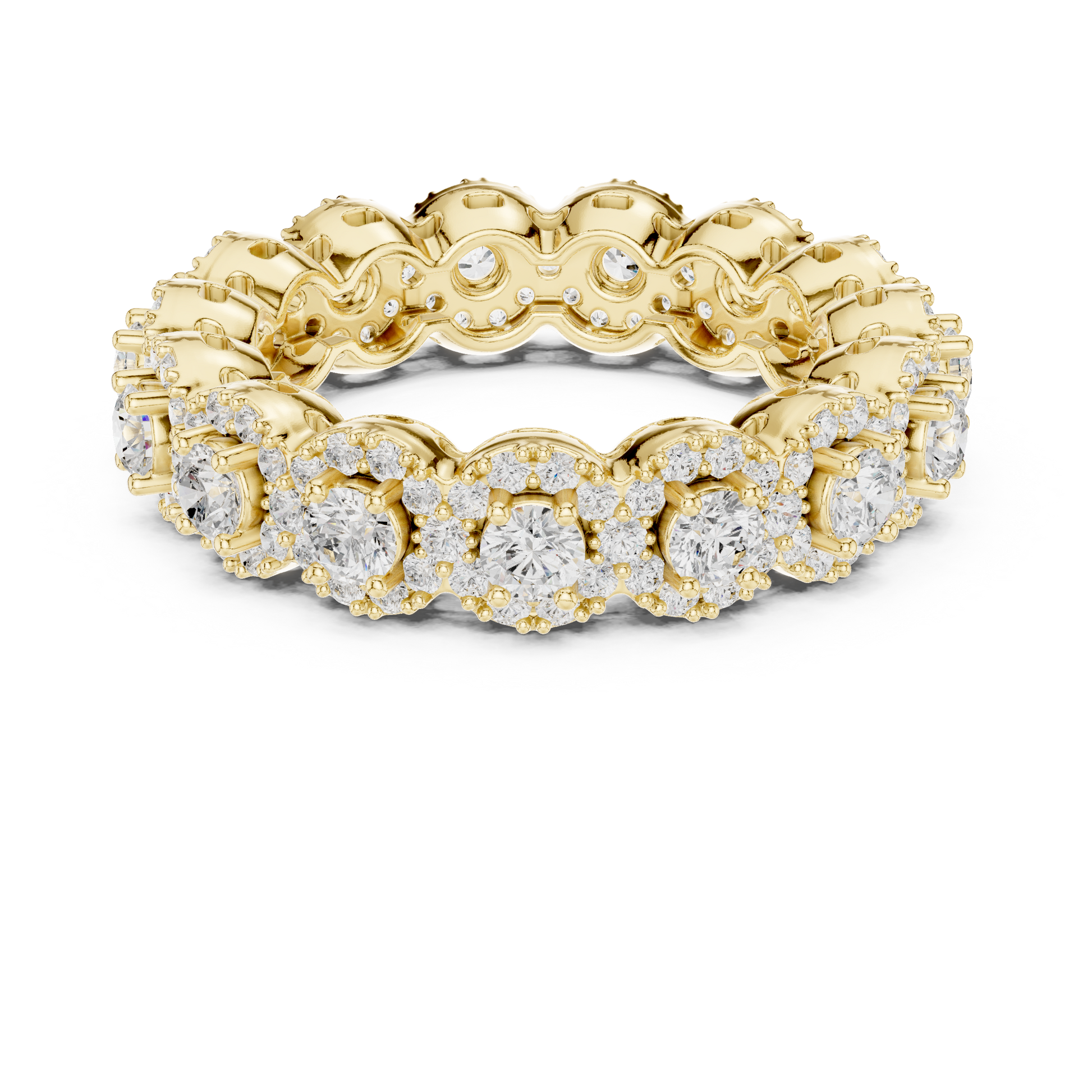 Mixed Shape Lab Grown Diamond Eternity Ring