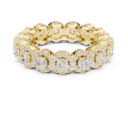 Mixed Shape Lab Grown Diamond Eternity Ring