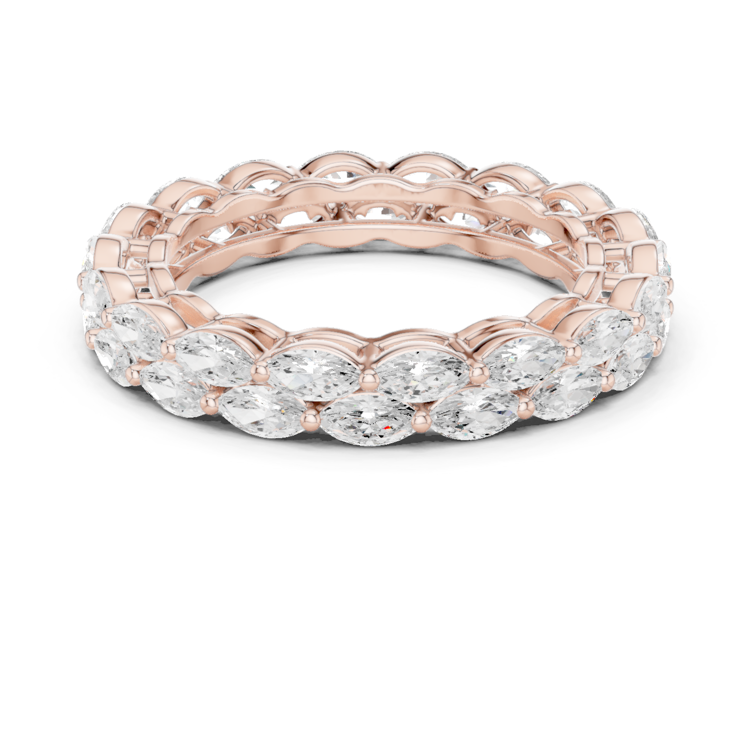 Mixed Shape Lab Grown Diamond Eternity Ring