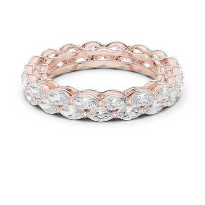 Mixed Shape Lab Grown Diamond Eternity Ring