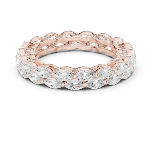 Mixed Shape Lab Grown Diamond Eternity Ring