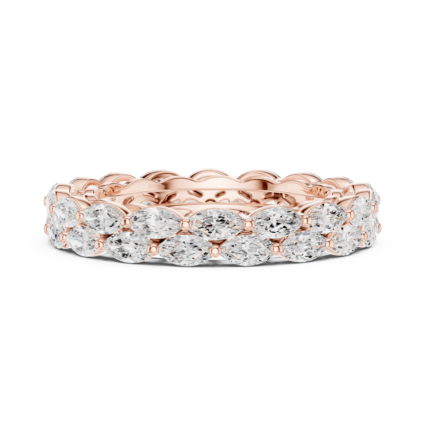 Mixed Shape Lab Grown Diamond Eternity Ring