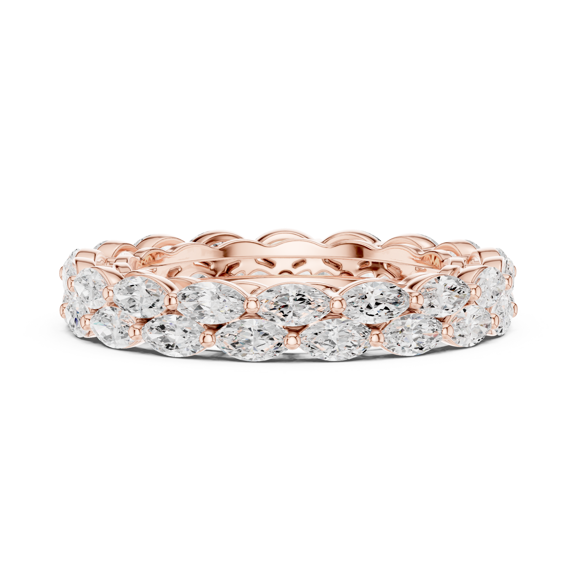 Mixed Shape Lab Grown Diamond Eternity Ring