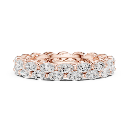 Mixed Shape Lab Grown Diamond Eternity Ring