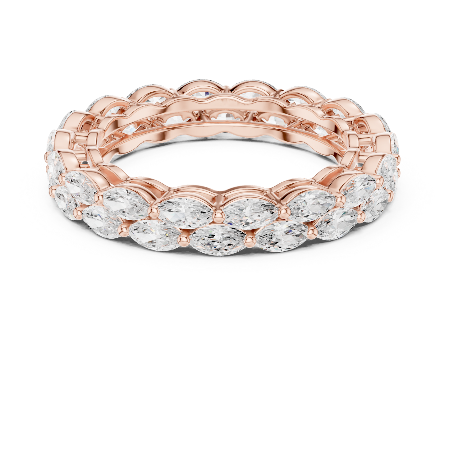 Mixed Shape Lab Grown Diamond Eternity Ring