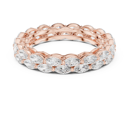 Mixed Shape Lab Grown Diamond Eternity Ring