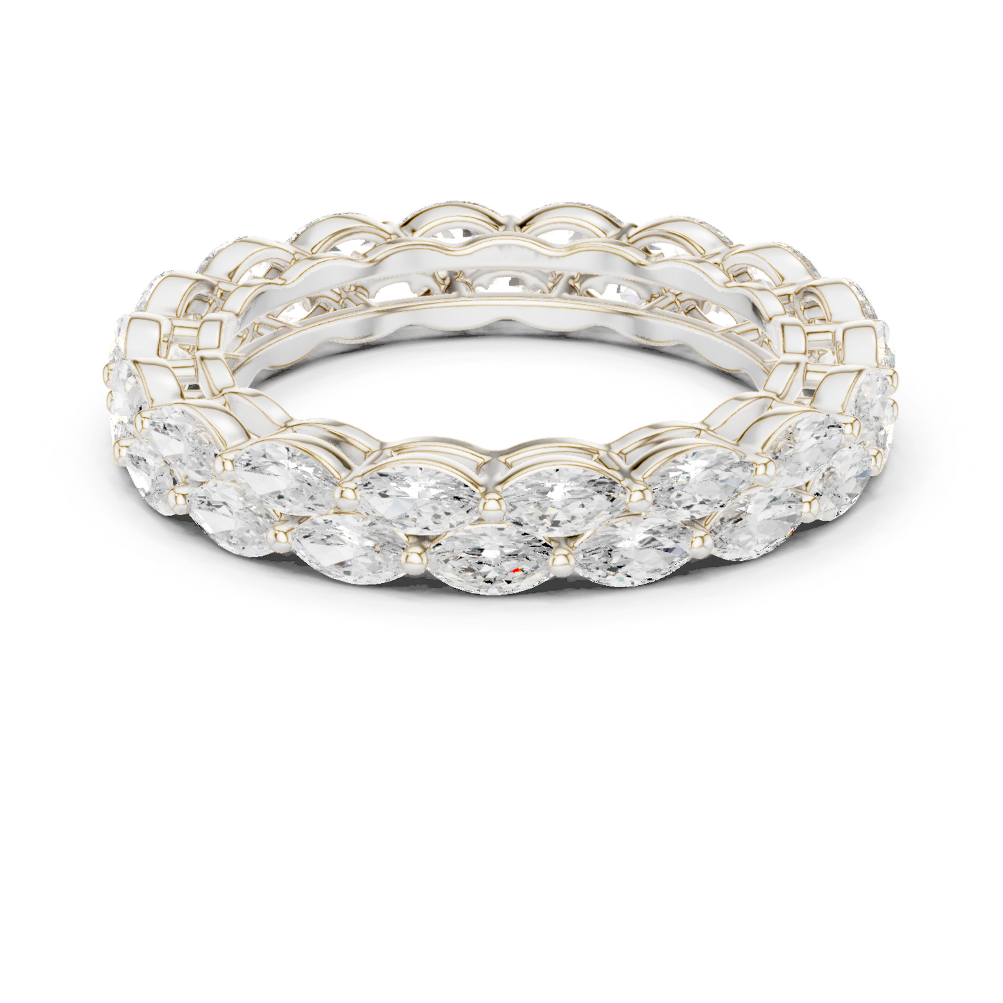 Mixed Shape Lab Grown Diamond Eternity Ring