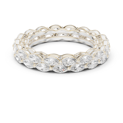 Mixed Shape Lab Grown Diamond Eternity Ring