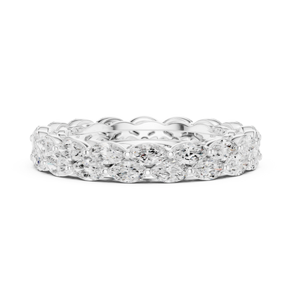 Mixed Shape Lab Grown Diamond Eternity Ring