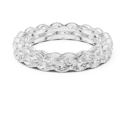 Mixed Shape Lab Grown Diamond Eternity Ring