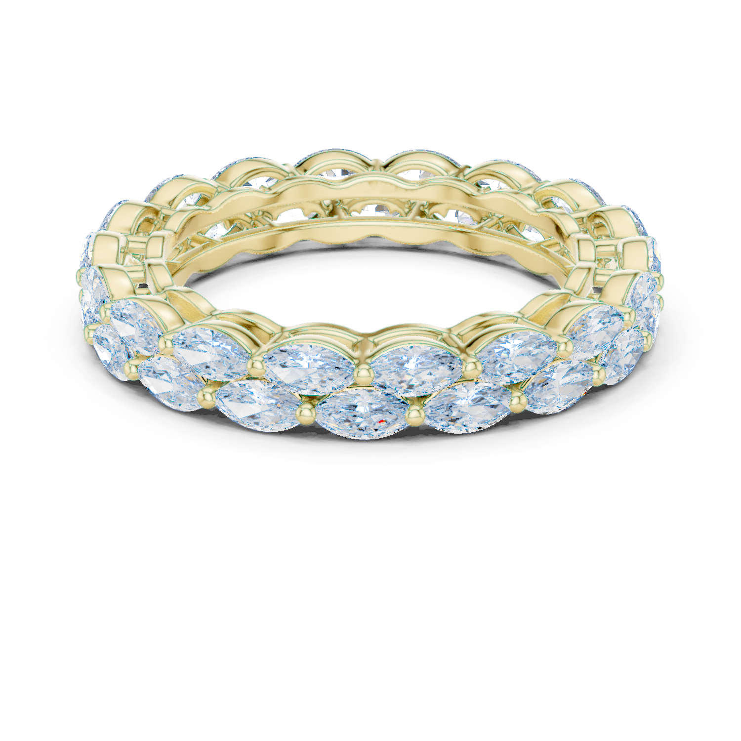 Mixed Shape Lab Grown Diamond Eternity Ring