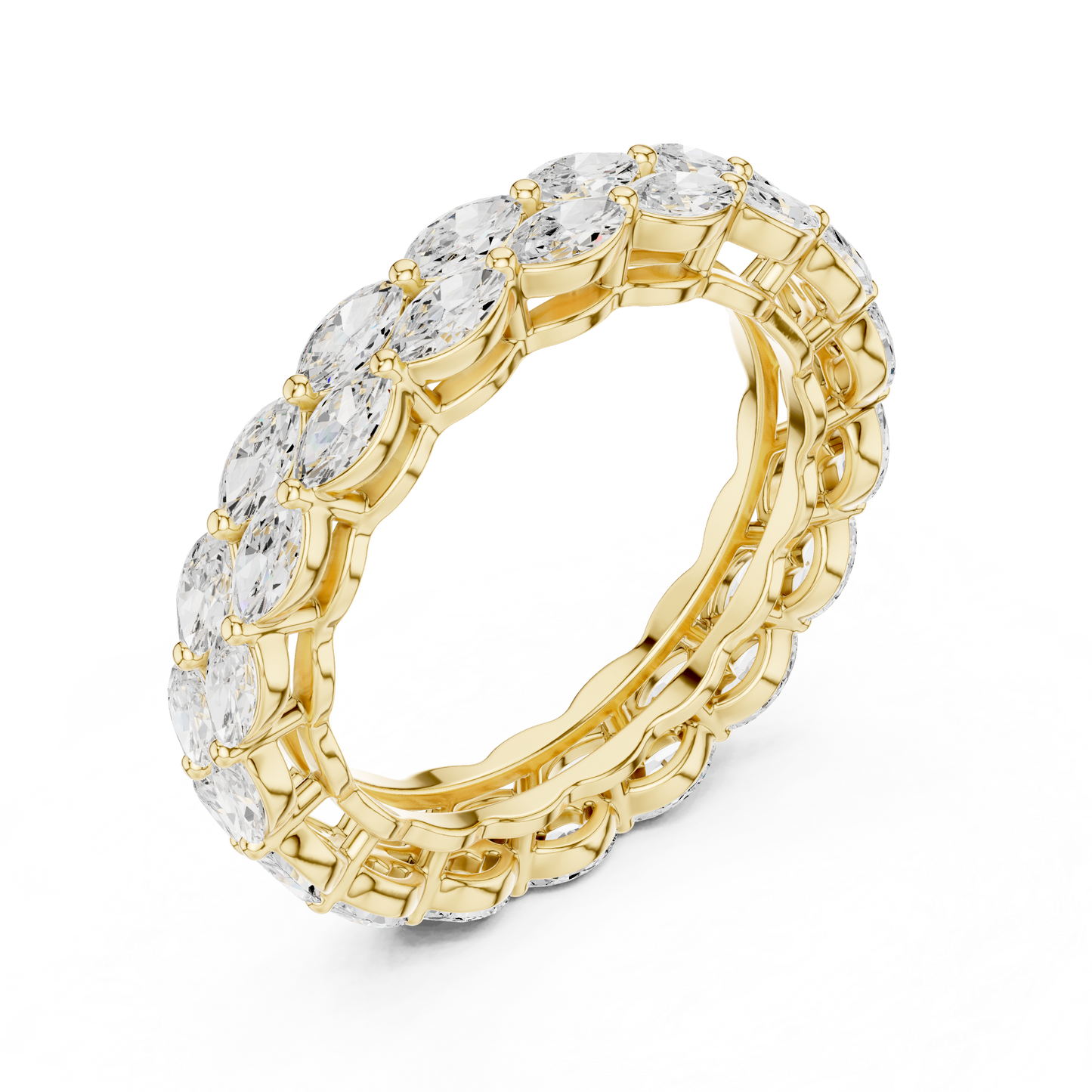 Mixed Shape Lab Grown Diamond Eternity Ring