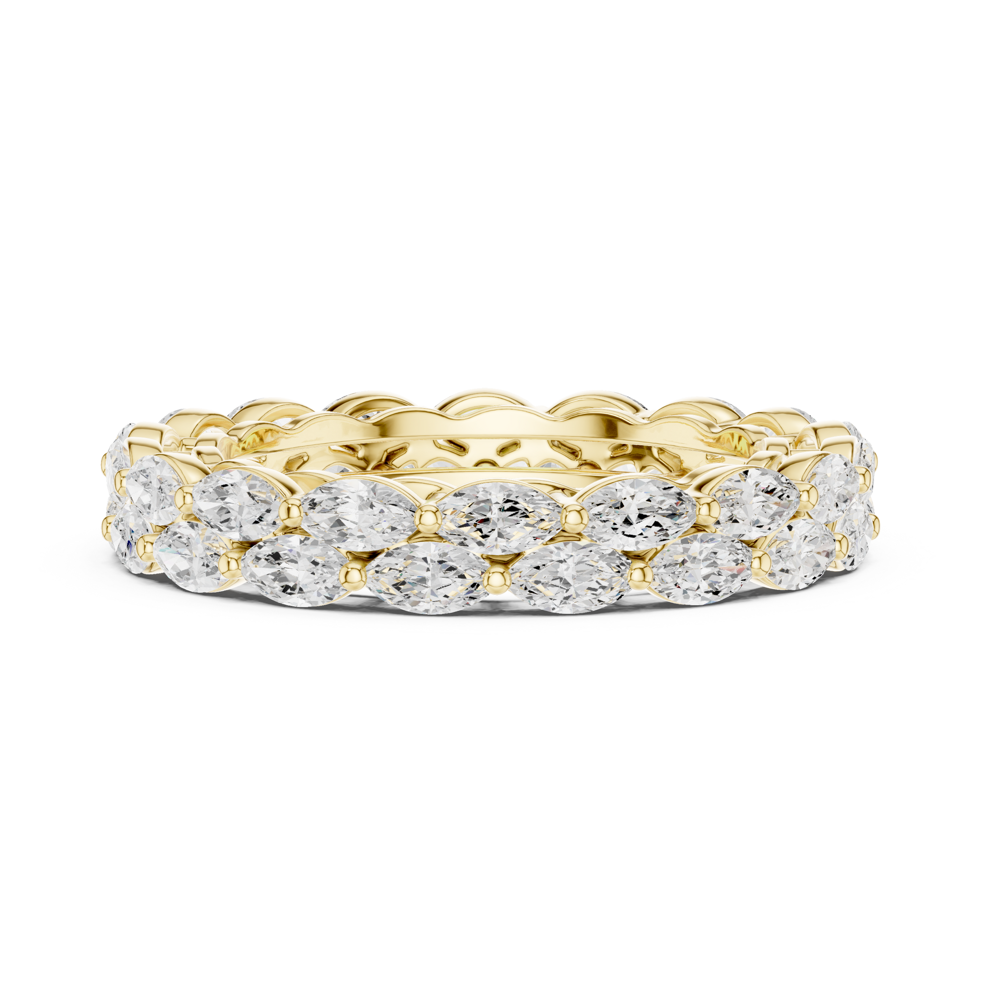 Mixed Shape Lab Grown Diamond Eternity Ring