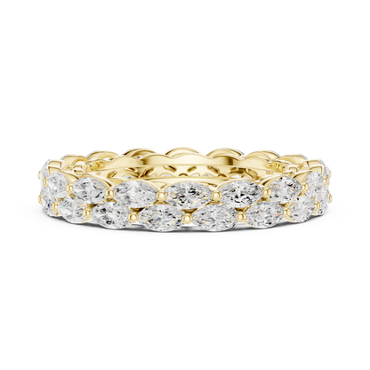 Mixed Shape Lab Grown Diamond Eternity Ring