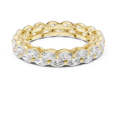 Mixed Shape Lab Grown Diamond Eternity Ring