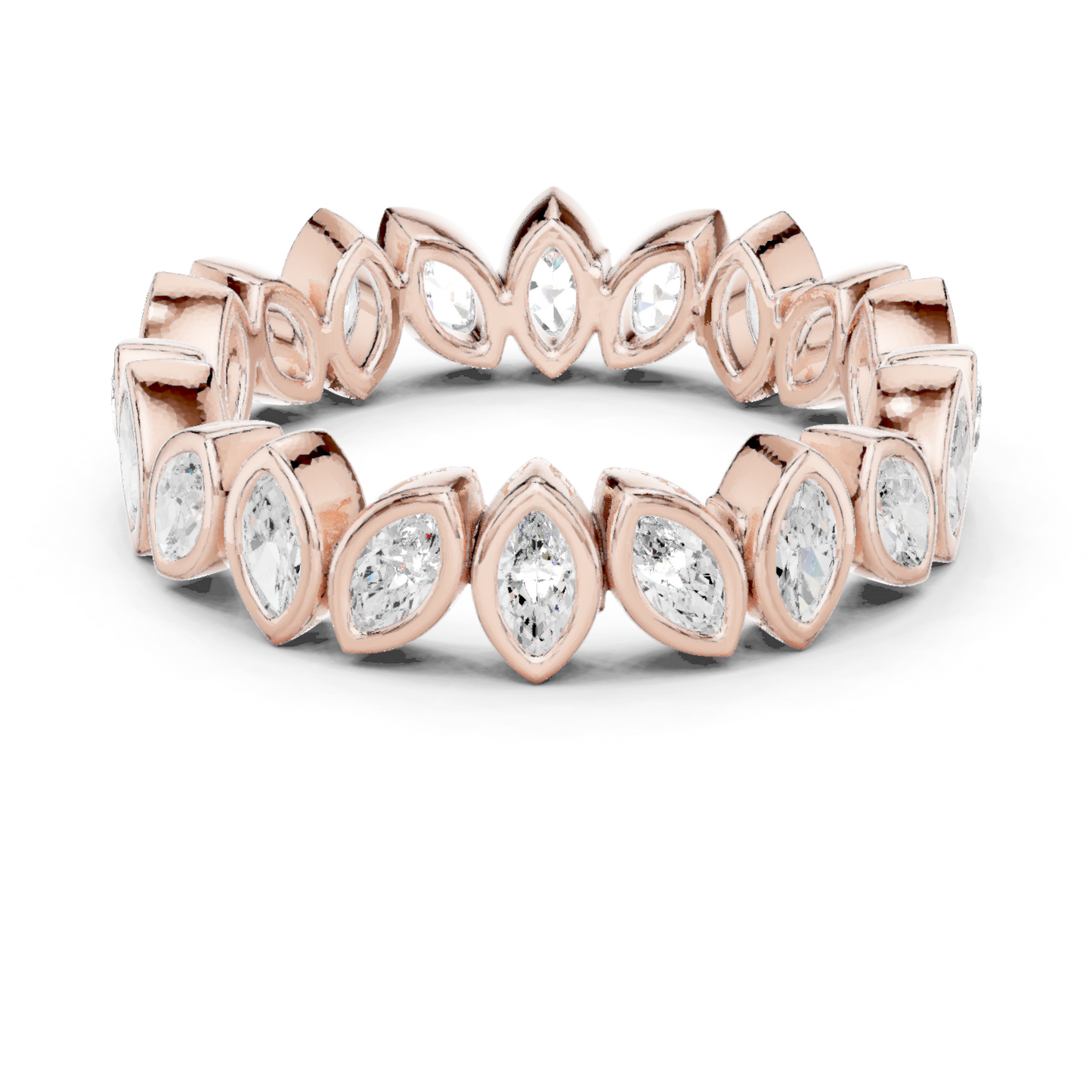 Mixed Shape Lab Grown Diamond Eternity Ring