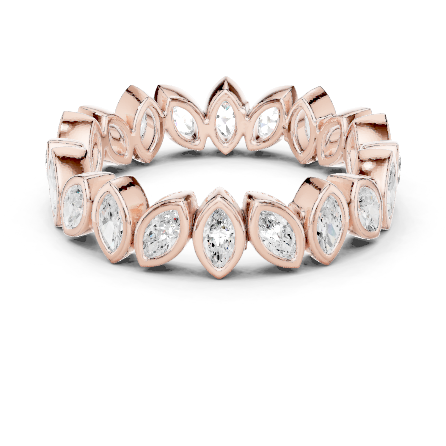 Mixed Shape Lab Grown Diamond Eternity Ring