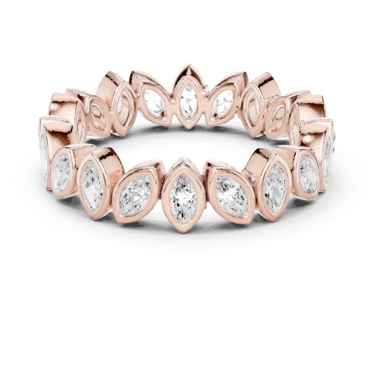 Mixed Shape Lab Grown Diamond Eternity Ring