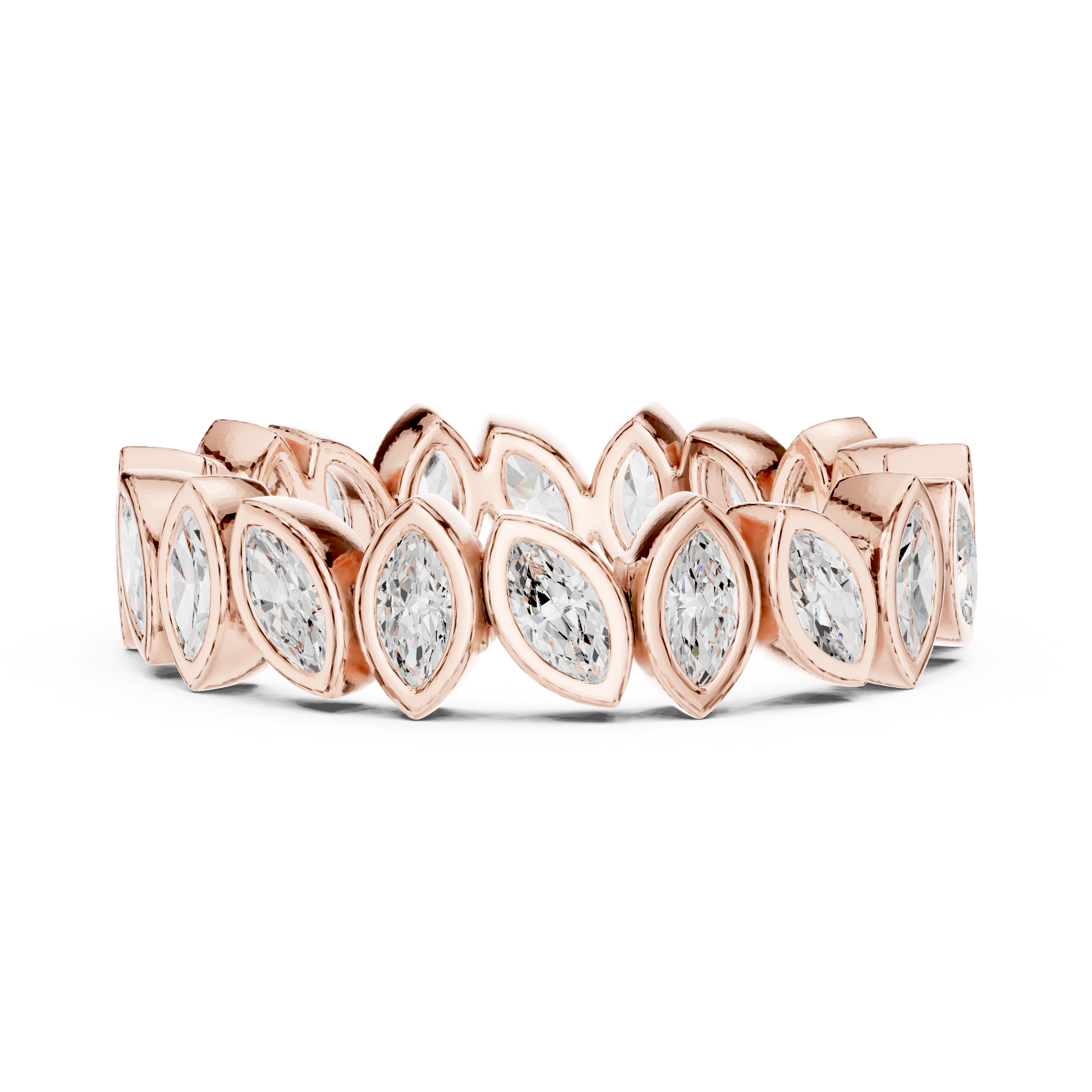Mixed Shape Lab Grown Diamond Eternity Ring