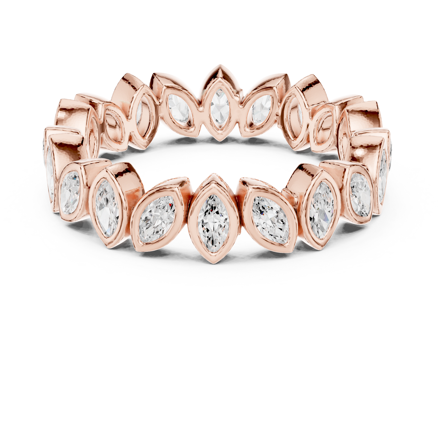 Mixed Shape Lab Grown Diamond Eternity Ring