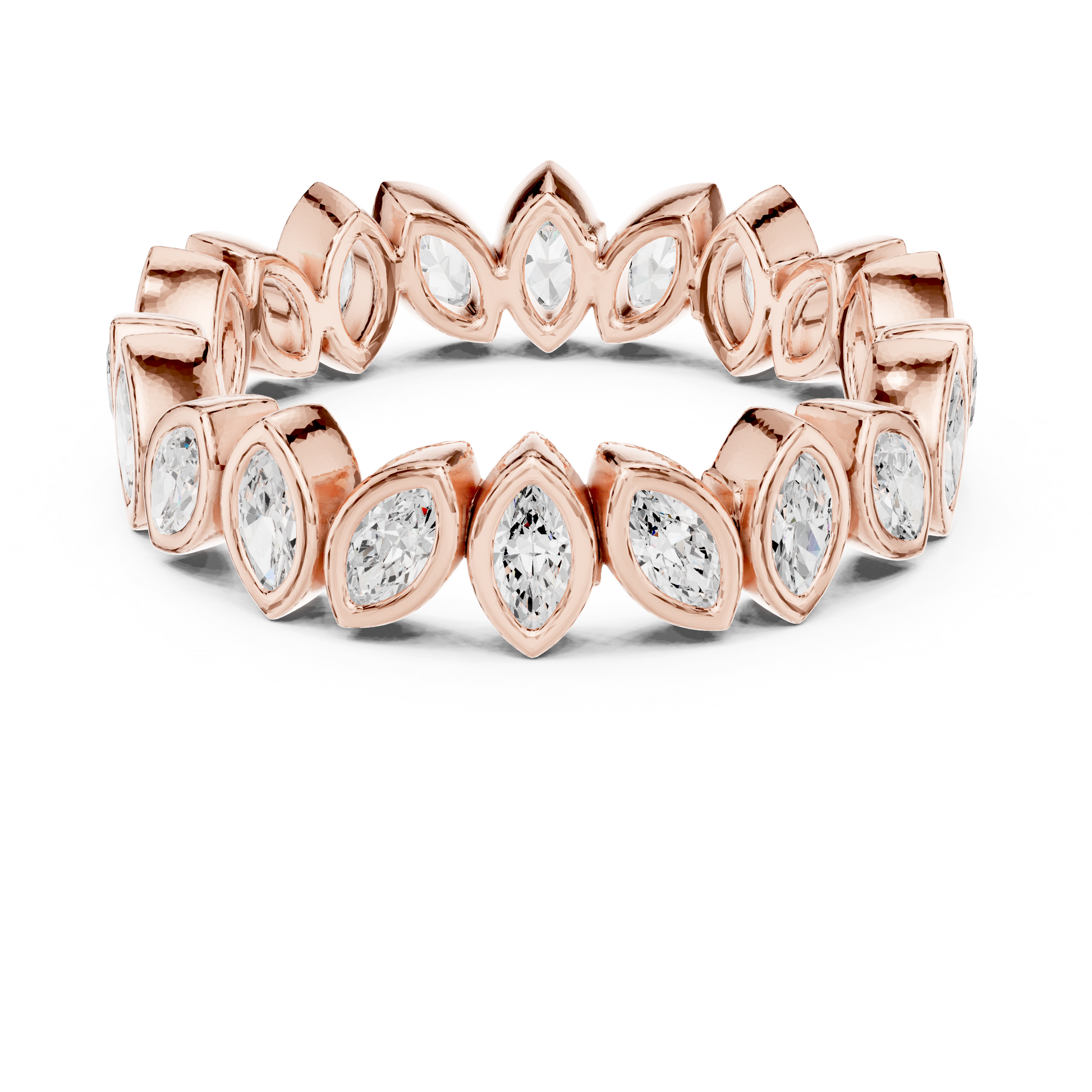 Mixed Shape Lab Grown Diamond Eternity Ring