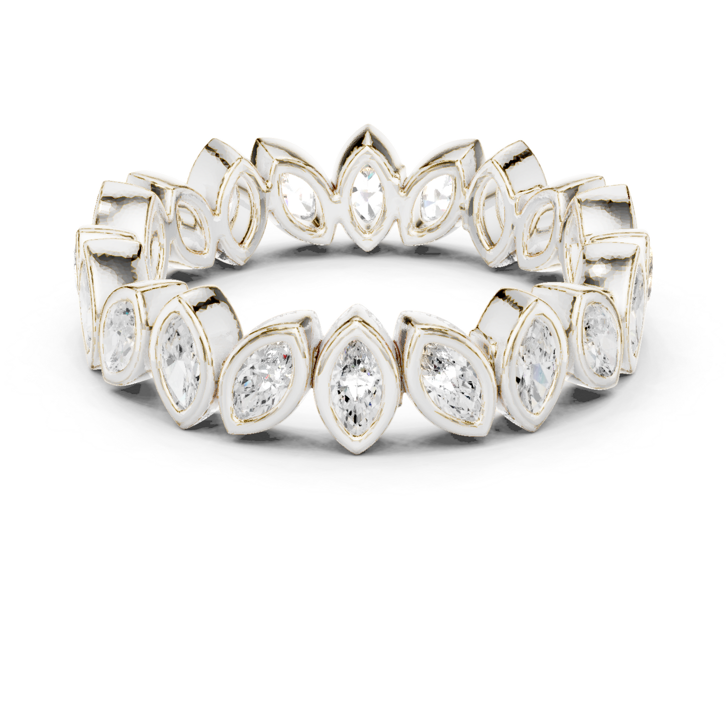 Mixed Shape Lab Grown Diamond Eternity Ring