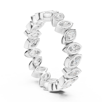 Mixed Shape Lab Grown Diamond Eternity Ring