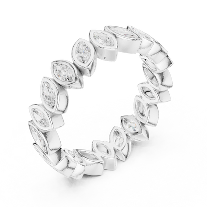 Mixed Shape Lab Grown Diamond Eternity Ring