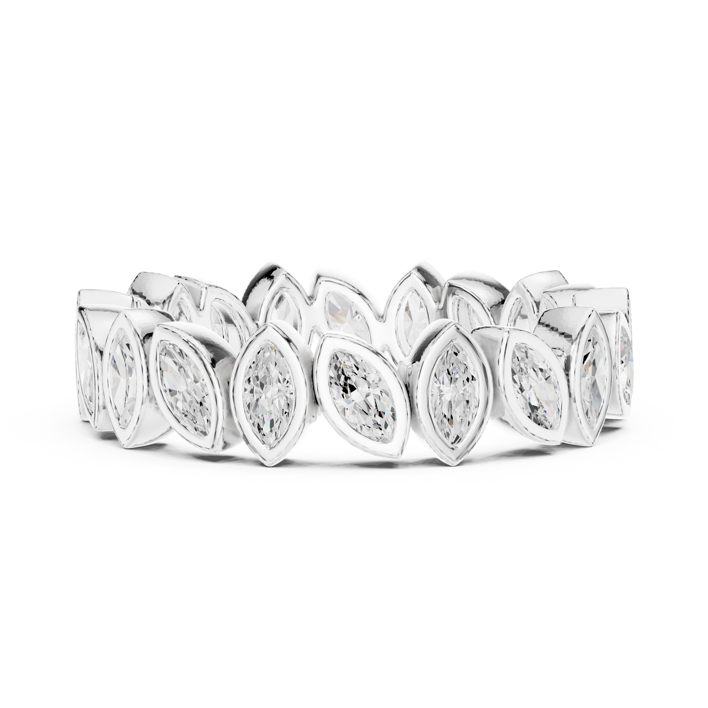 Mixed Shape Lab Grown Diamond Eternity Ring