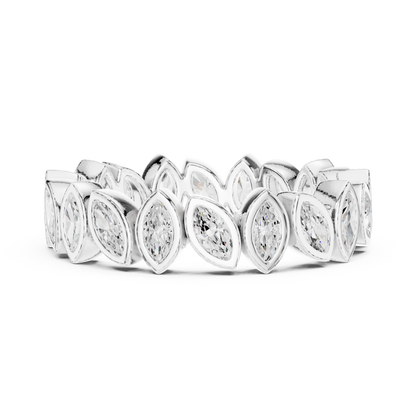 Mixed Shape Lab Grown Diamond Eternity Ring