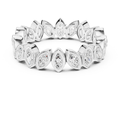 Mixed Shape Lab Grown Diamond Eternity Ring