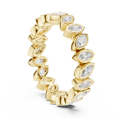 Mixed Shape Lab Grown Diamond Eternity Ring