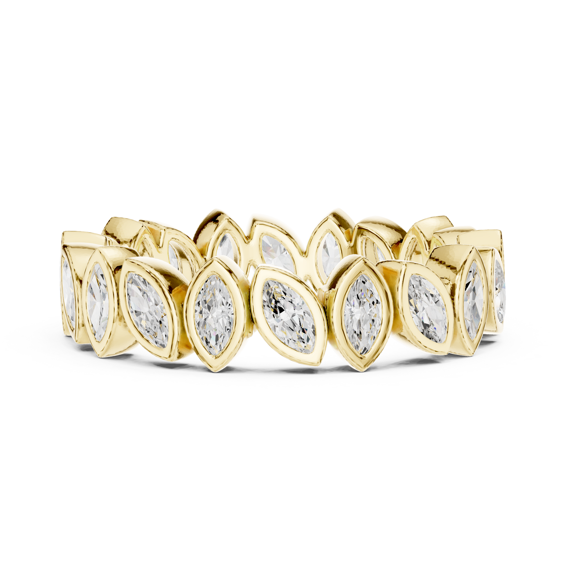 Mixed Shape Lab Grown Diamond Eternity Ring