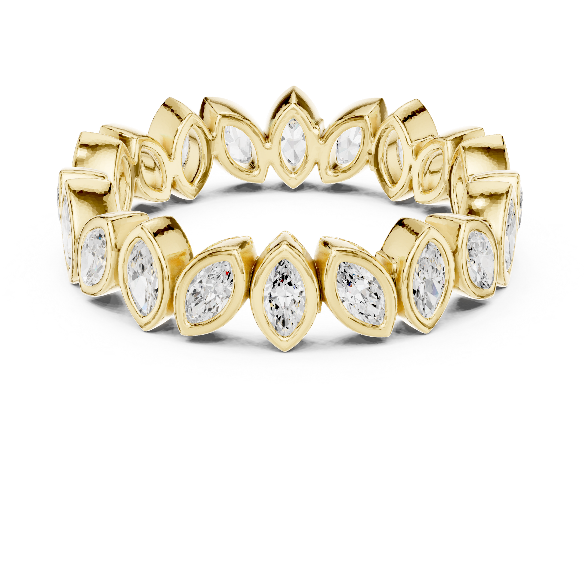 Mixed Shape Lab Grown Diamond Eternity Ring