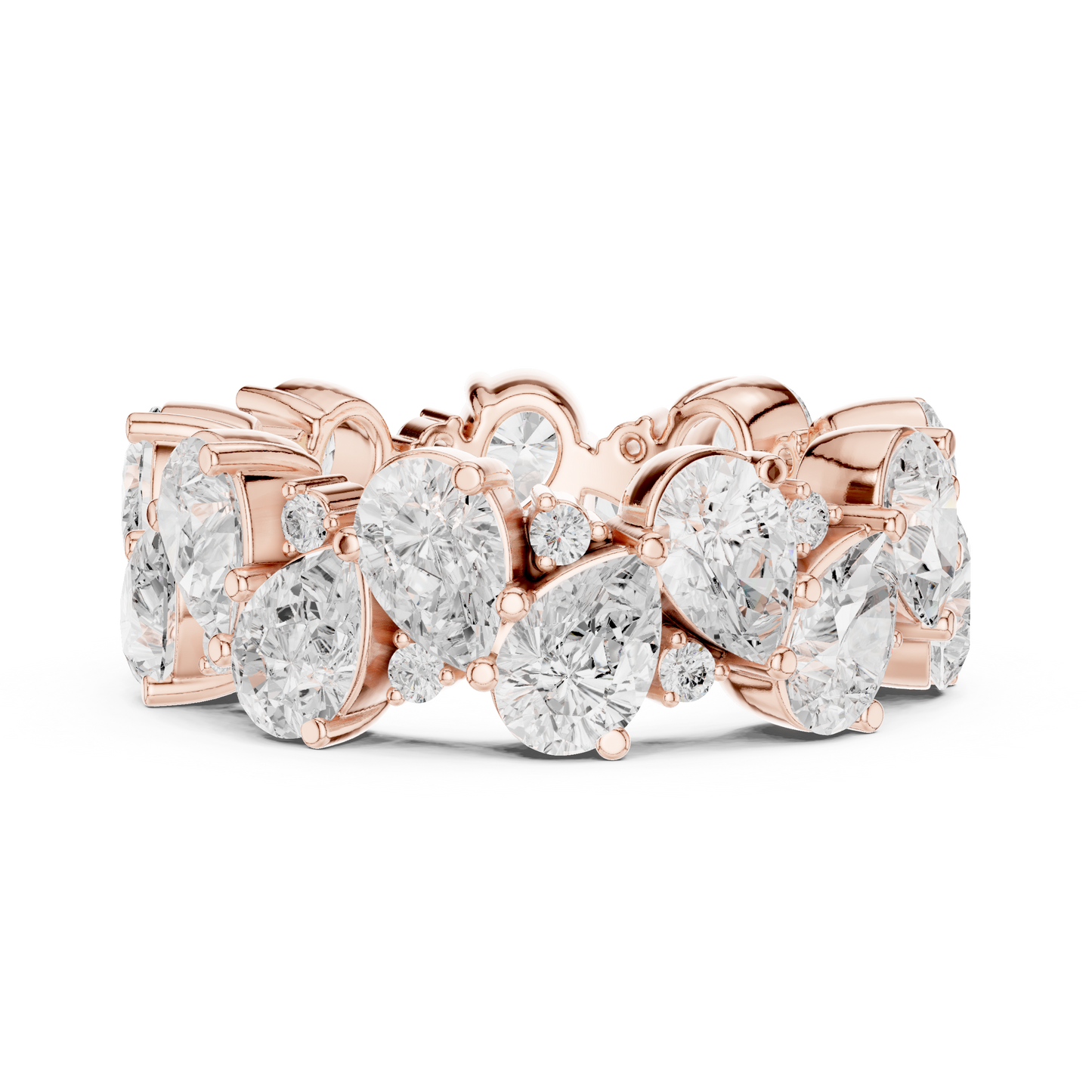 Mixed Shape Lab Grown Diamond Eternity Ring